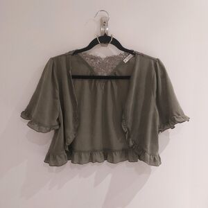 Axes Femme Olive Green Bolero